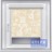 Миникассетная рулонная штора с цепочным приводом «UNI-2», коллекция «Осень в Марселе» - Миникассетная рулонная штора с цепочным приводом «UNI-2», коллекция «Осень в Марселе», фон рисунка бежевый