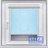 Миникассетная рулонная штора с цепочным приводом «UNI-2», коллекция «Авалон» - Миникассетная рулонная штора с цепочным приводом «UNI-2», коллекция «Авалон», цвет голубой