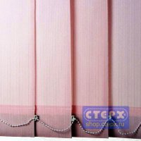 Лайн /цвет розовый/ - ламель для вертикальных жалюзи из ткани