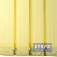 Лайн /цвет желтый/ - ламель для вертикальных жалюзи из ткани