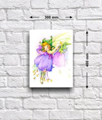 Постер - репродукция «Цветочная фея Колокольчик», 30 см х 40 см