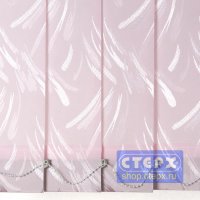 Палома /цвет розовый/ - ламель для вертикальных жалюзи из ткани