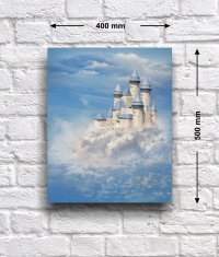 Постер - репродукция «Воздушный замок», 40 см х 50 см