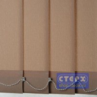 Союз-Аполлон /цвет коричневый/ - ламель для вертикальных жалюзи из ткани