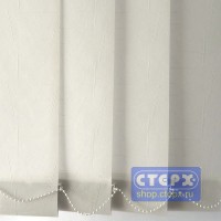 Каир /цвет белый/ - ламель для вертикальных жалюзи из ткани