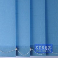 Каир /цвет голубой/ - ламель для вертикальных жалюзи из ткани