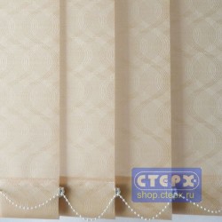 Офелия /цвет персиковый/ - ламель для вертикальных жалюзи из ткани