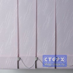 Лотос /цвет розовый с серебристым люрексом/ - ламель для вертикальных жалюзи из ткани