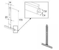 Пружина тяговая для 9 мм профилей