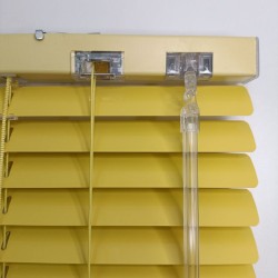 Жалюзи горизонтальные алюминиевые "Танго 25", Сочный Банан 5321, 55х130 см , упр Левое