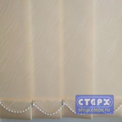 Вертикальные жалюзи с полотном из ткани коллекции «Лотос»