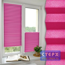 Штора плиссе модель «Хип-Хоп», коллекция «Металлик» 