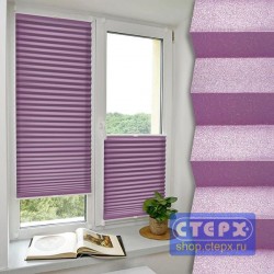 Штора плиссе модель «Хип-Хоп», коллекция «Металлик» 