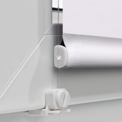 Рулонная штора "Болеро М19" блэкаут Натали белый 80х190