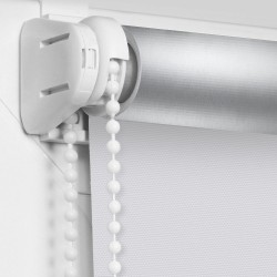 Рулонная штора "Болеро М19" блэкаут Натали белый 82,5х190