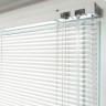 Жалюзи горизонтальные алюминиевые "Танго 25-М", Белый шелк 5101, 57,5 х 170 см, упр Правое