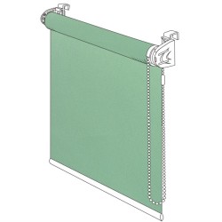 Штора рулонная "Prime Decor", "Лайт", 40 x 172 см, цвет зеленый
