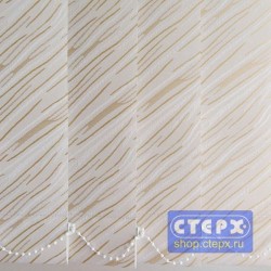 Атлант BLACK-OUT /цвет бежевый/ - ламель для вертикальных жалюзи из ткани