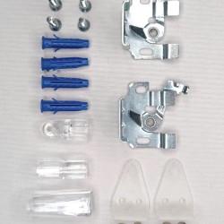 Жалюзи горизонтальные алюминиевые "Танго 25", Звездная пыль 1112, 50 х 130 см, упр Левое