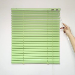 Жалюзи горизонтальные алюминиевые "Танго 25", Киви 5421, 60х135 см , упр Левое