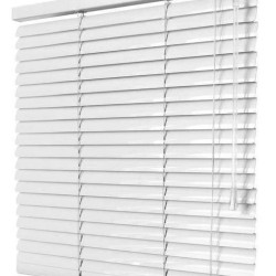 Жалюзи горизонтальные алюминиевые "Танго 25", Белый шелк 5101, 65 х 110 см, упр Правое