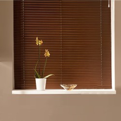 Жалюзи горизонтальные алюминиевые "Танго 25", Горький шоколад 5641, 40х130 см , упр Правое