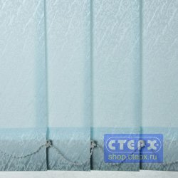 Ариэль /цвет голубой/ - ламель для вертикальных жалюзи из ткани