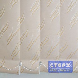 Лотос BLACK-OUT /цвет золото/ - ламель для вертикальных жалюзи из ткани