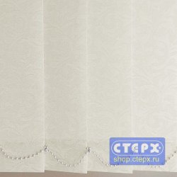 Вертикальные жалюзи с полотном из коллекции тканей с хлопком «Барокко»